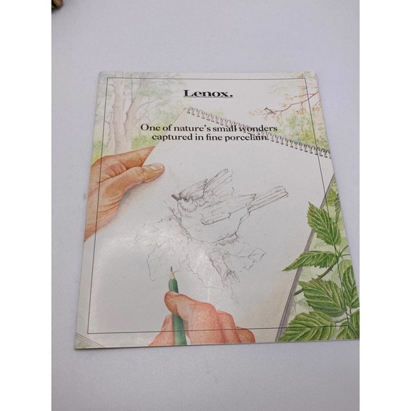 Lenox Garden Bird Sculptor Collection -Tufted Titmouse pre-owned with COA - Picture 10 of 12